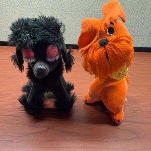 Vintage Dakin Dream Pets Set - Black and Orange